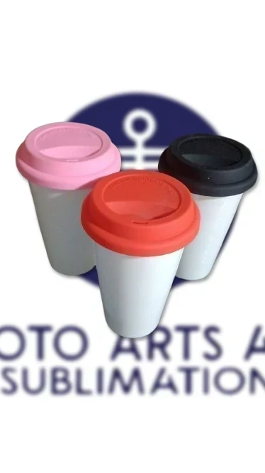Vaso Ceramica Starbucks Tapa Silicona 
