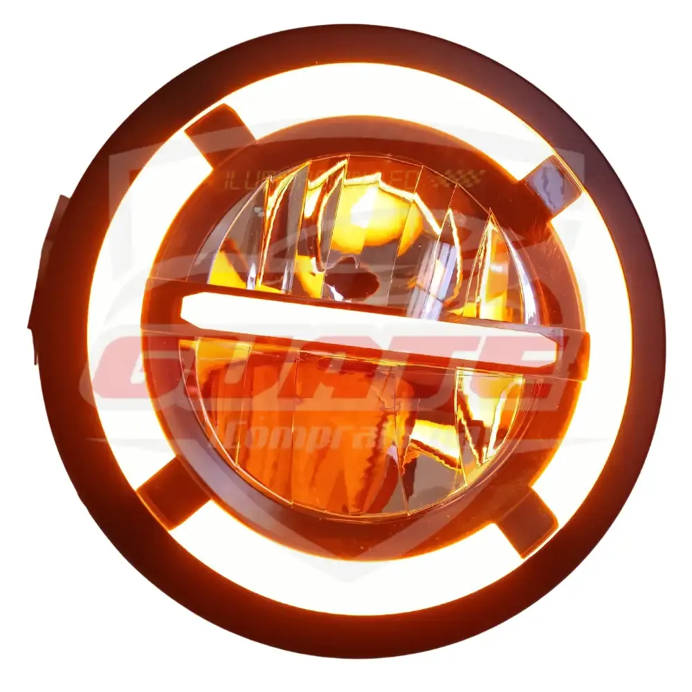 SILVIN REDONDO LED 6" DELTA  PARA MOTO 2