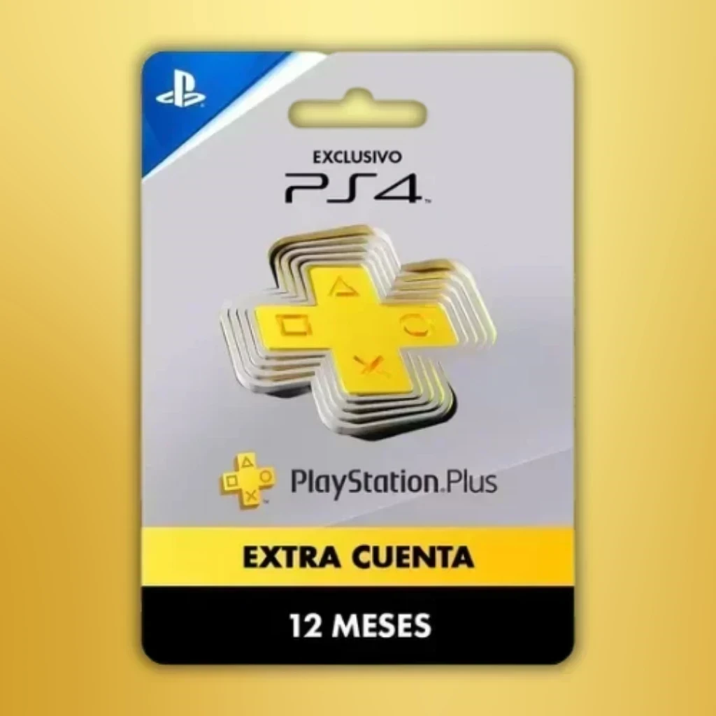 Playstation Plus 12 meses Extra PS4