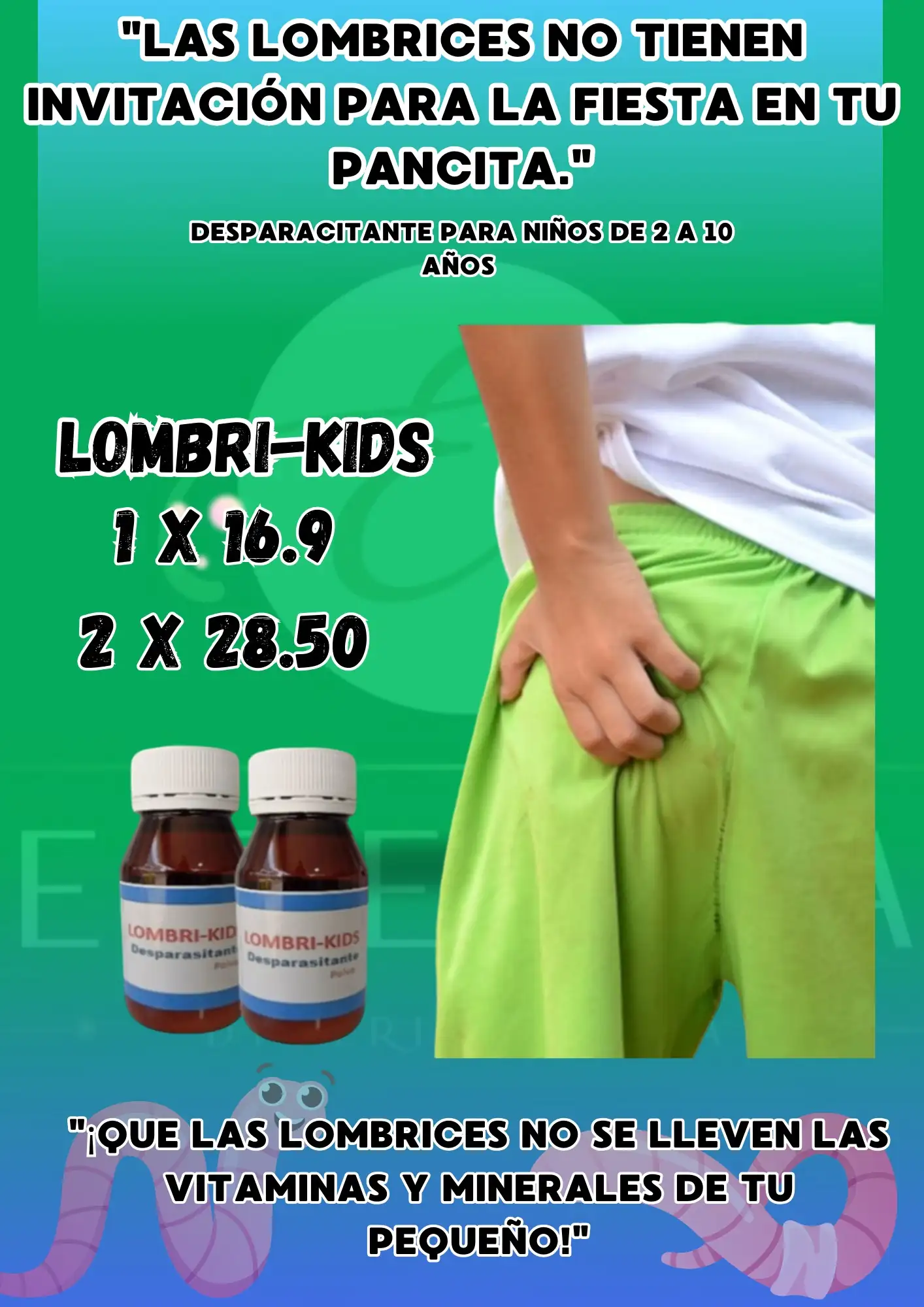 Desparacitante niños