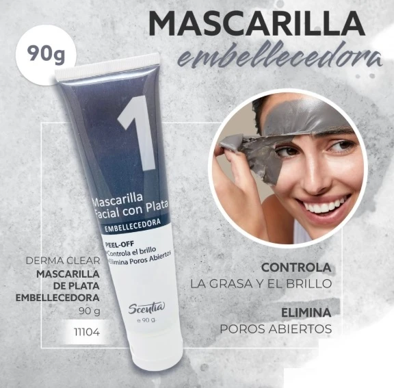 Mascarilla Facial con Plata