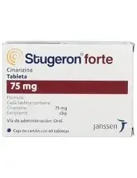 Stugeron Forte 75 mg, 60 Tabletas.