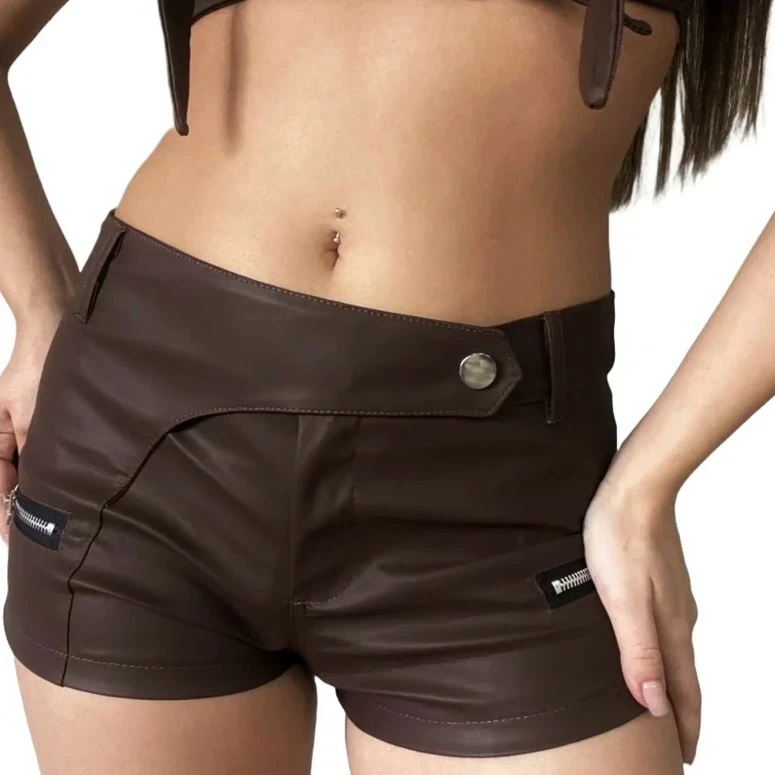 SHORT ECO CUERO