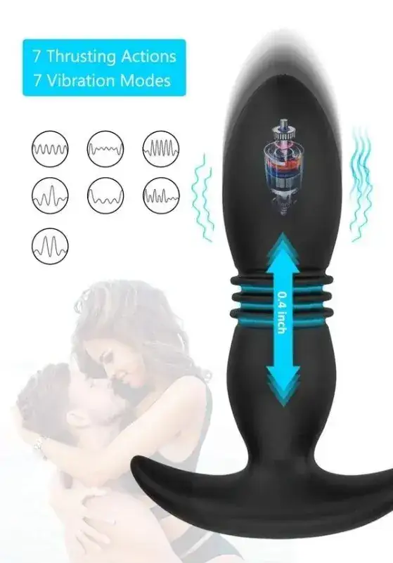 Plug Anal Masajeador De Silicona 2