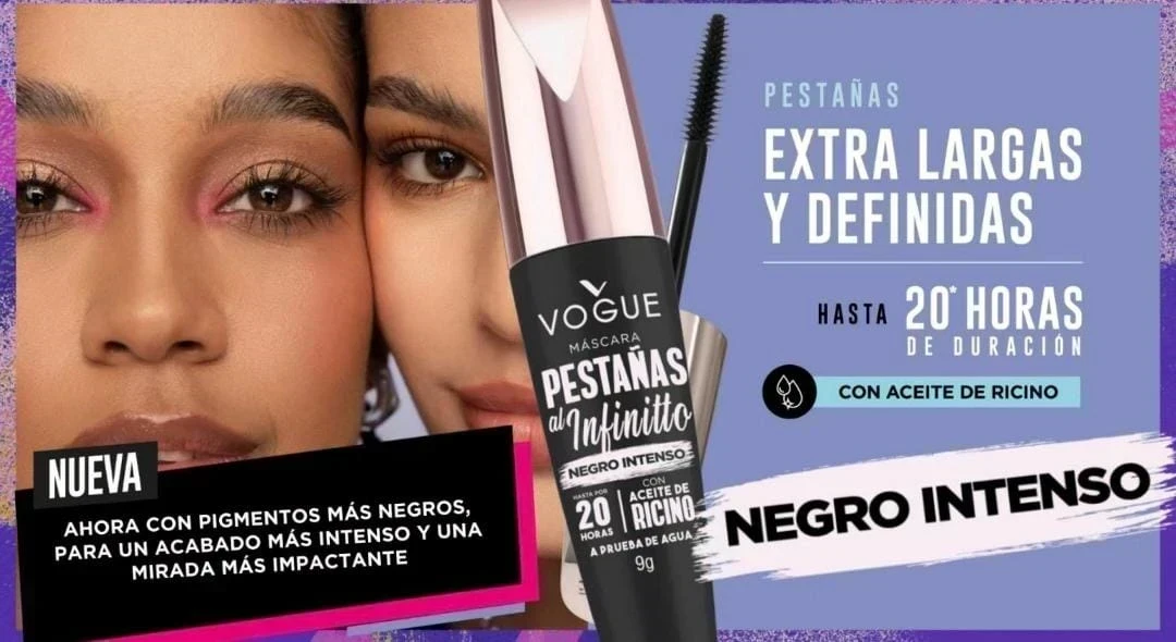 vogue pestañina pestañas al infinito negro intenso