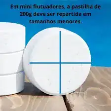 5 Unidades Pastilha de Cloro 200 Gramas 2