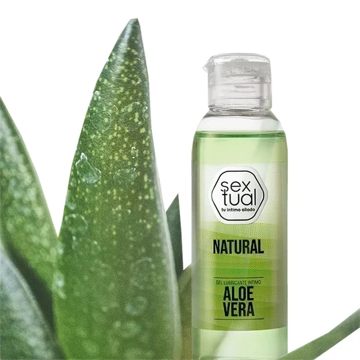 Gel lubricante natural de aloe vera