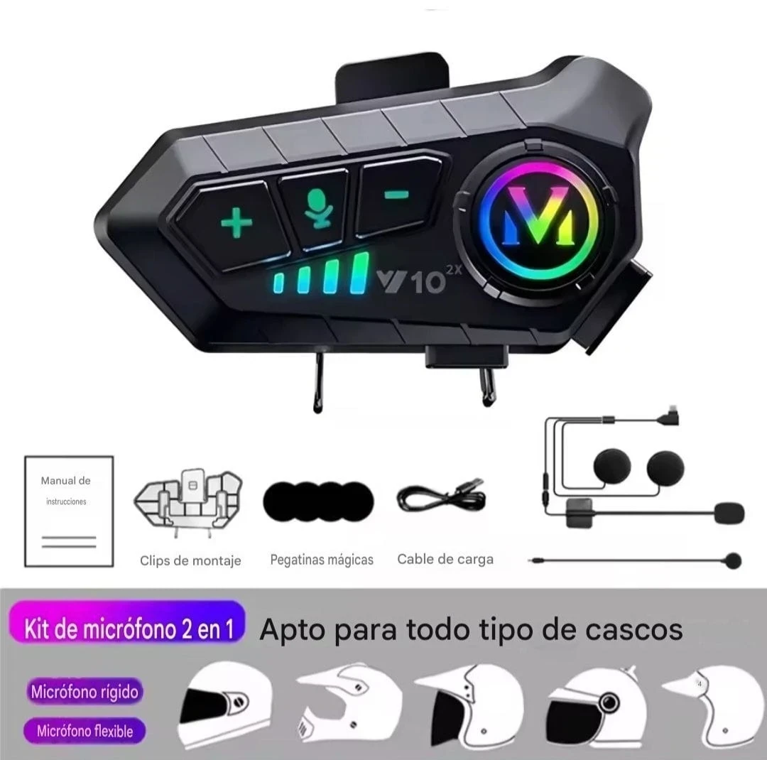 INTERCOMUNICADOR PARA CASCO Y10 2X 3