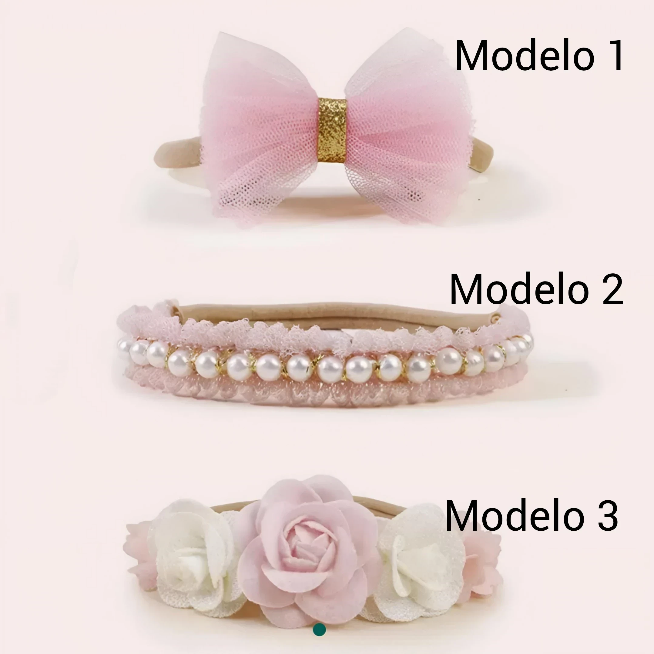 DIADEMA ROSA DE NIÑA 2