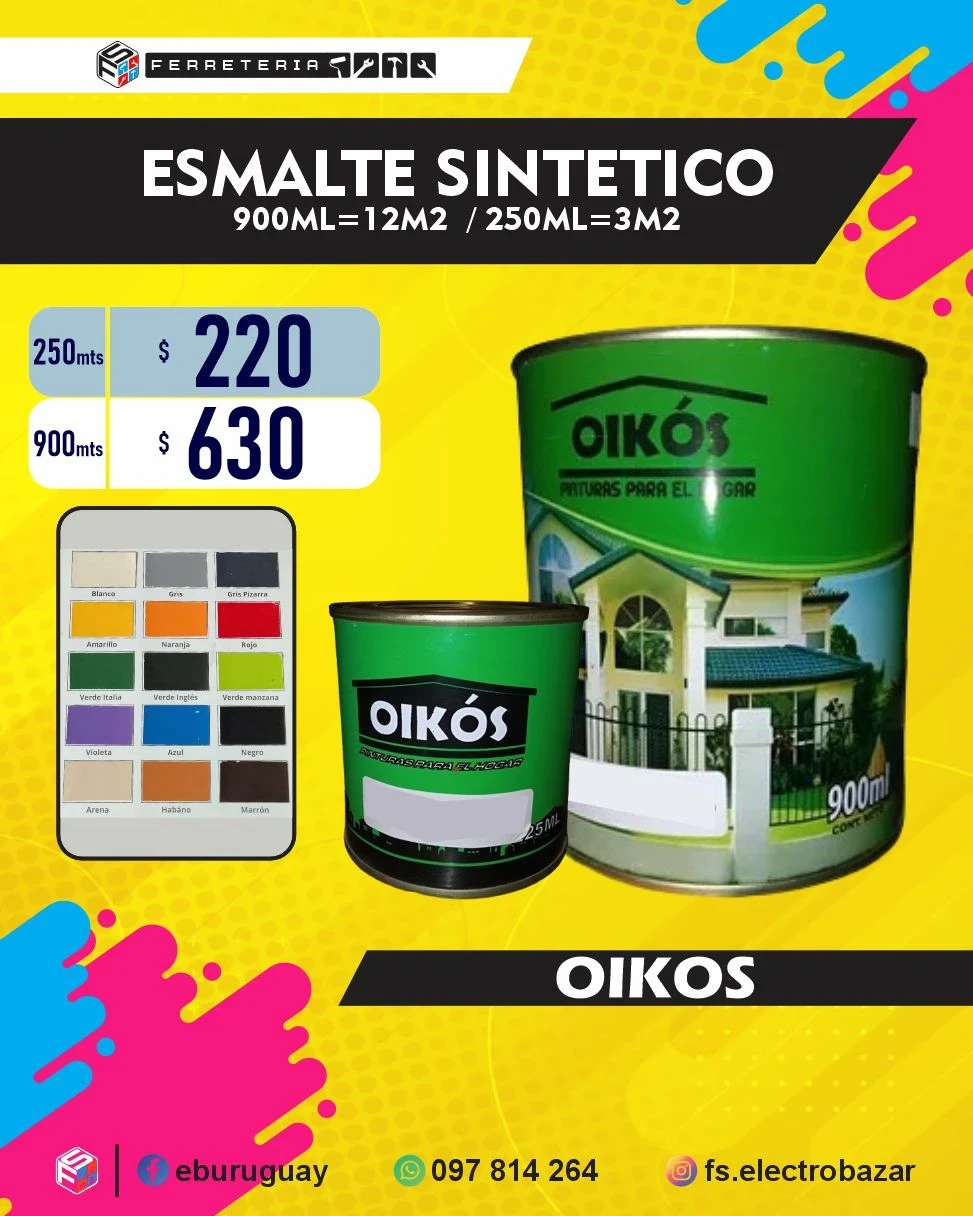 Esmalte Sintetico  OIKOS 2