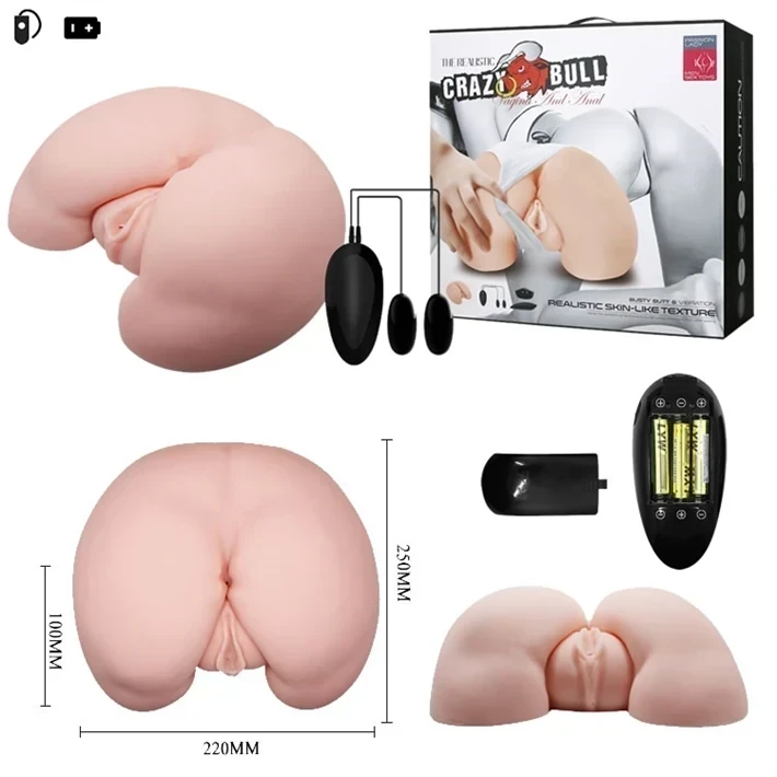 Estimulador vagina y ano con doble vibració