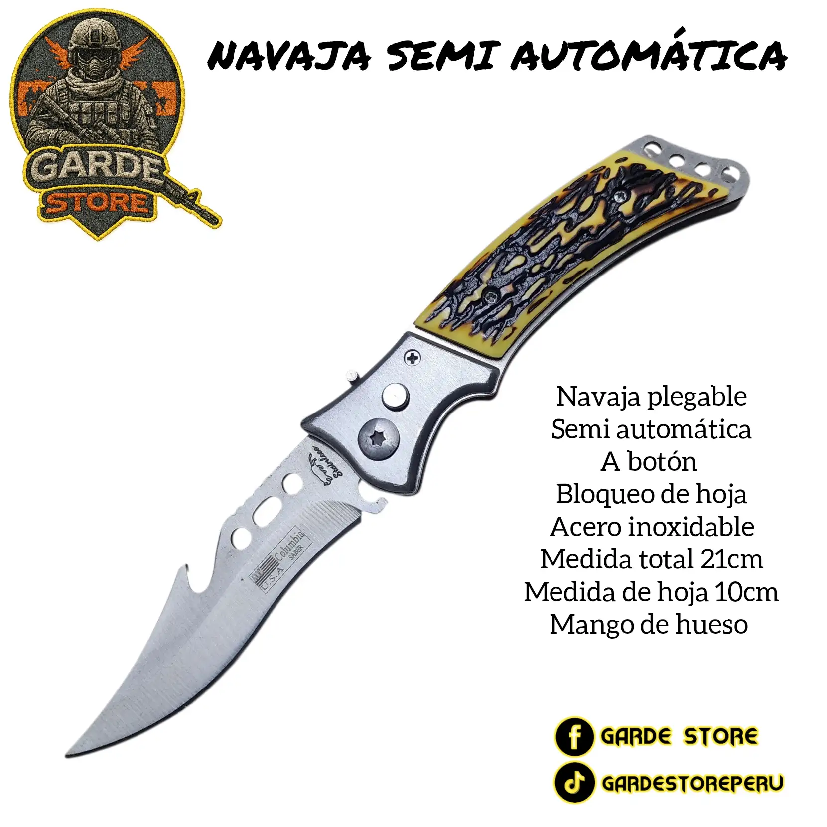 Navaja semi automática 