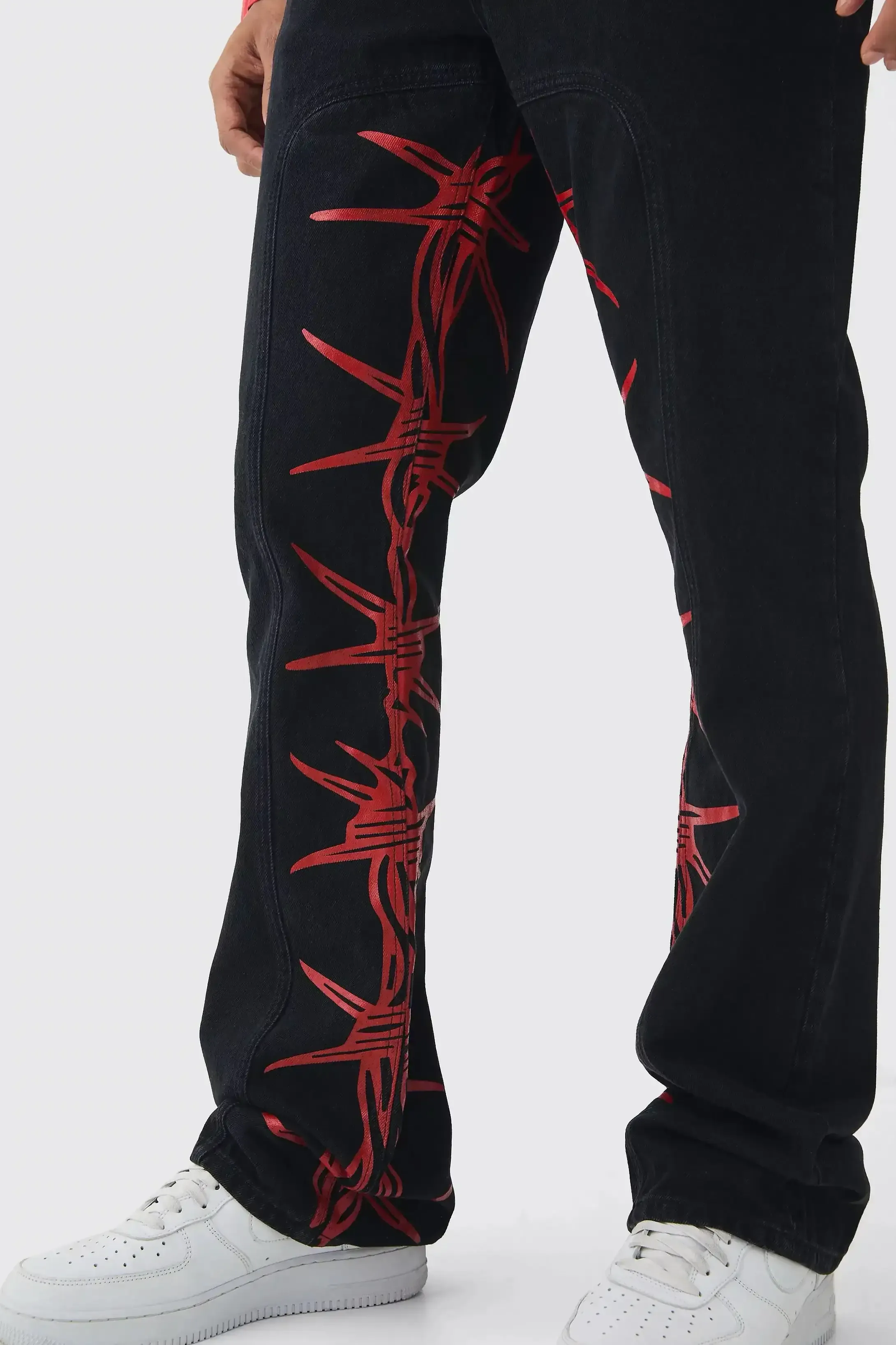 Skinny Flared Jeans- 32 3