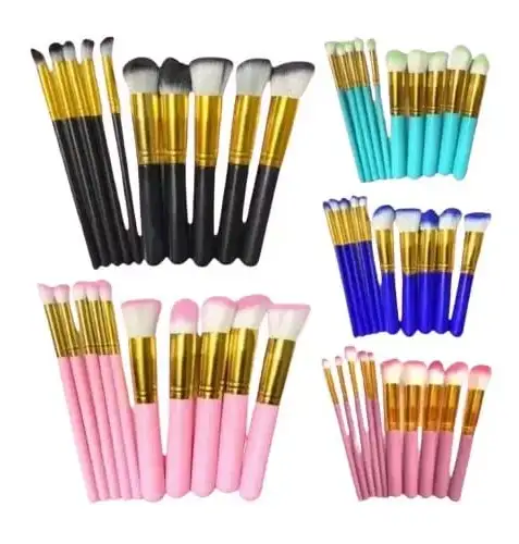 KIT X10 BROCHAS KABUKI MODELO 2