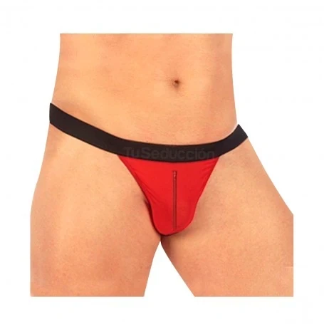 Slip Erotico Con Cierre rojo Pasionel