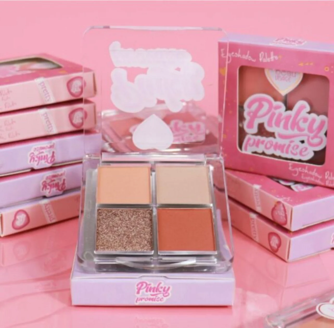 Cuarteto Sombras Beauvisage Cosmetics – Pinky Promise 01