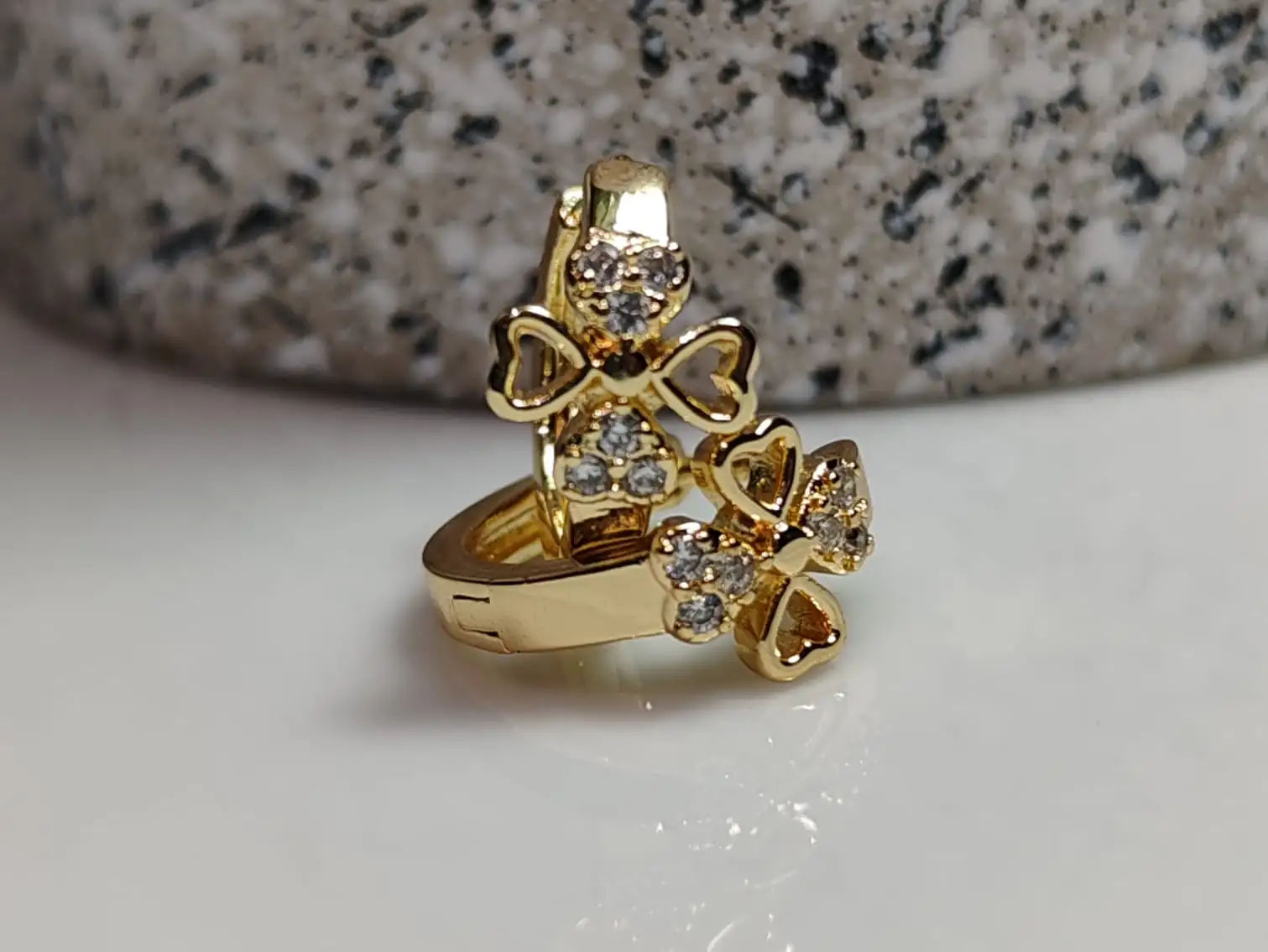 Aretes Trío de corazón 