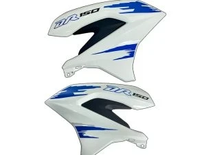  PL DR 150 Tapa tanque Blanca con calcomanias