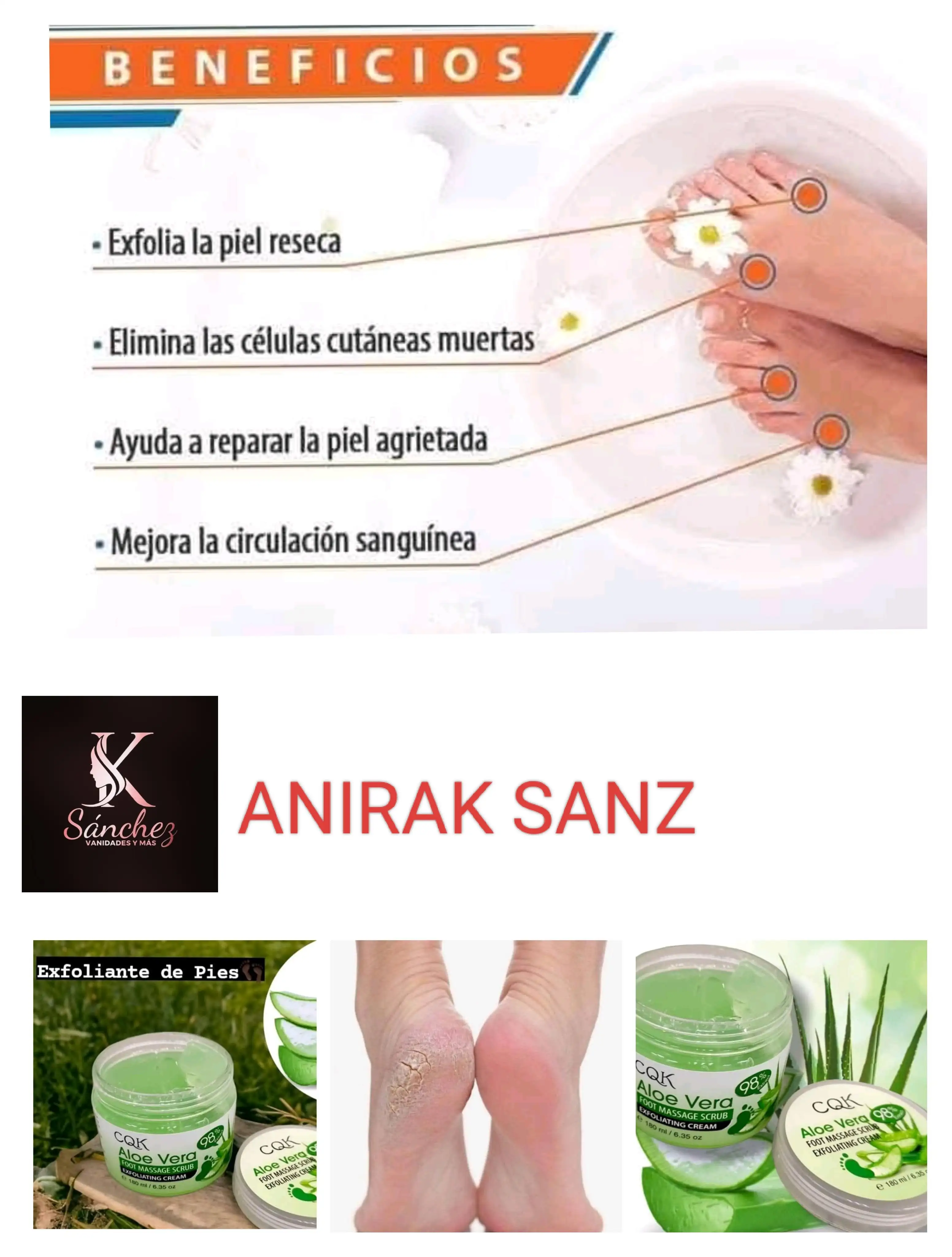 Exfoliantes CQK aloe vera 