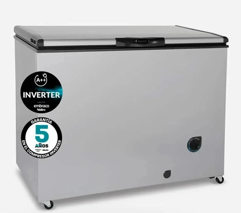 FREEZER INELRO 350 LTS SILVER
