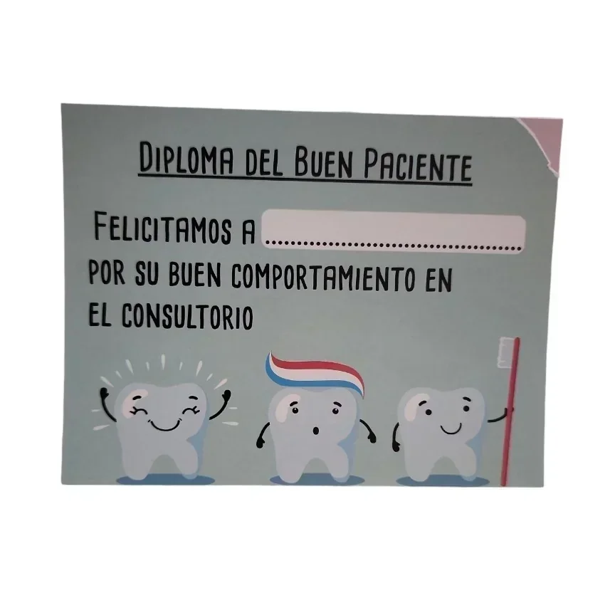 DIPLOMA DEL BUEN PACIENTE X 24 UN.