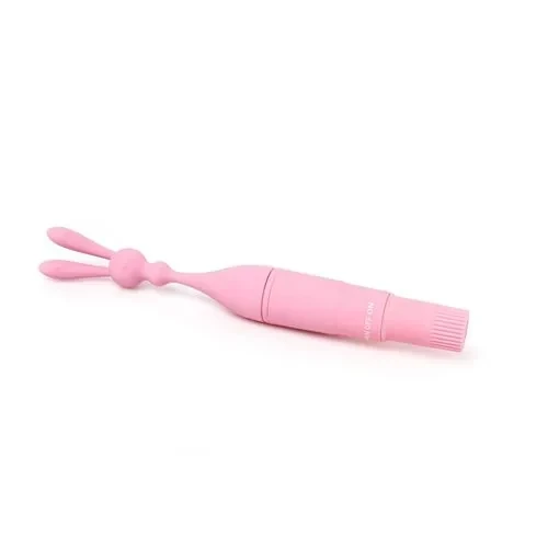 Vibrador Conejito Estimulador De Clitoris Color Surtido 20Cmx2.5Cm 3