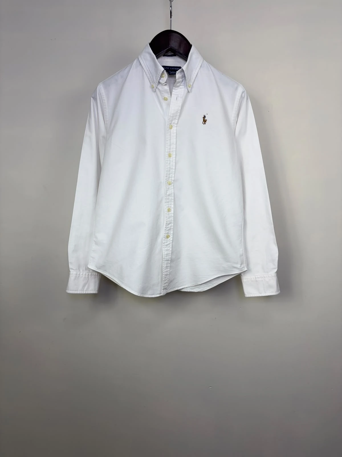 RALPH LAUREN WHITE CLASSIC FIT SHIRT 3