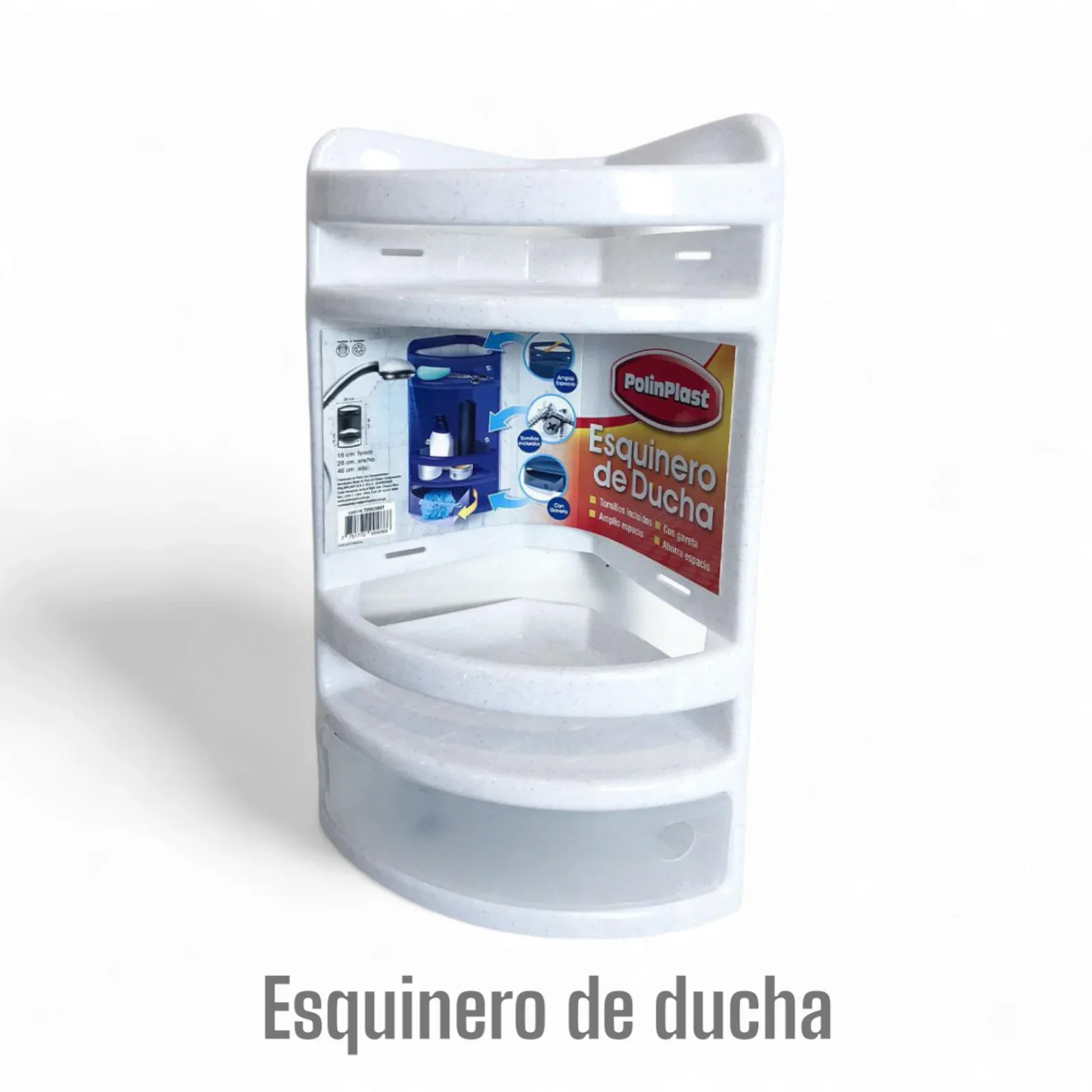 Esquinero de ducha c/cajón  2