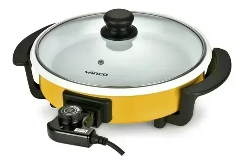 Paellera Multicocina Olla Sarten Electrica Ceramica Grill Winco W53 4