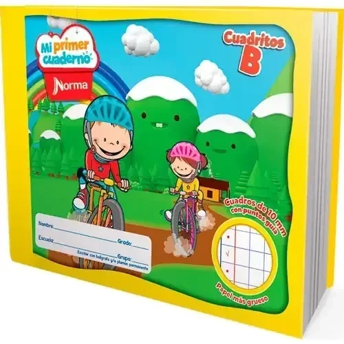 Cuaderno , mi primer cuaderno cuadrito b 72 h 3