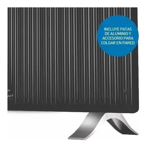 Vitroconvector Peabody Eléctrico PE-VC20N Negro 220v 5