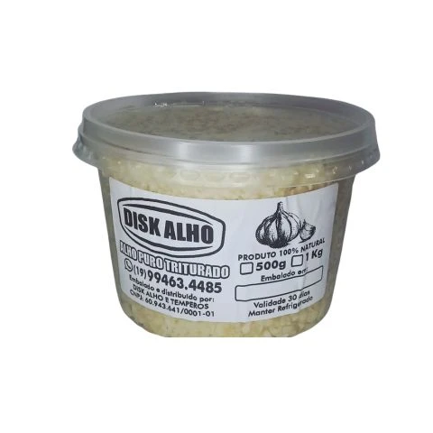 ALHO TRITURADO C/BANHA 250GRS