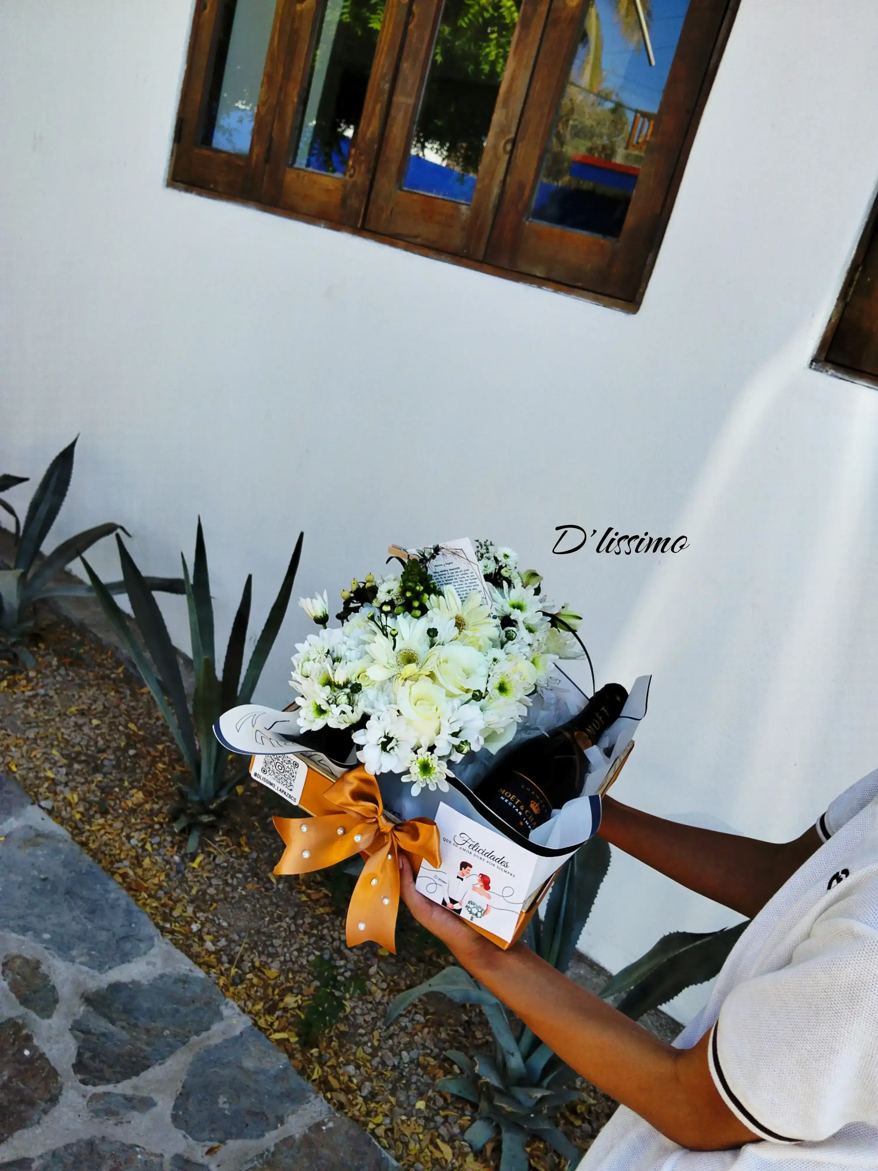 Flores&champagne Moet 2