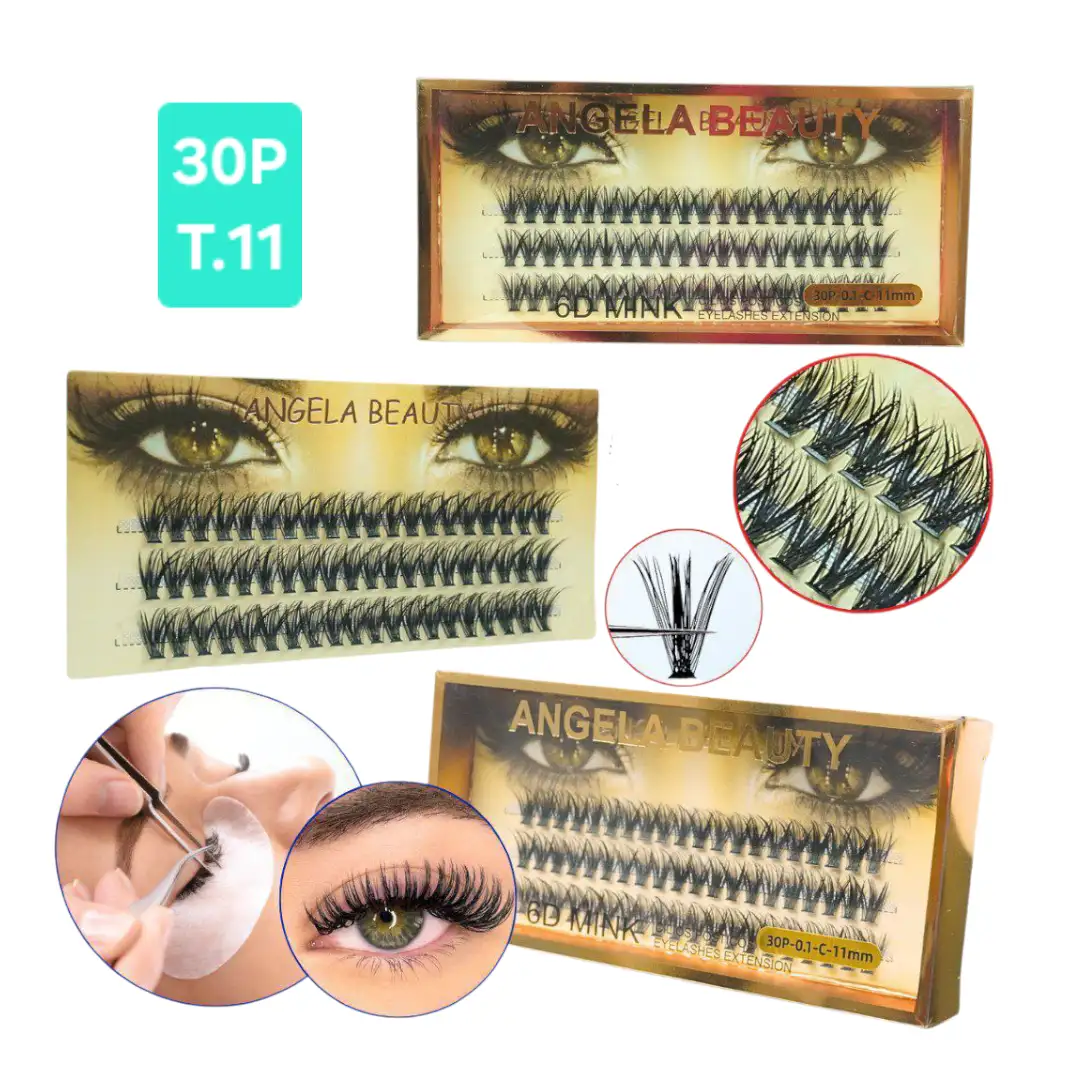 Pestañas Individuales Angela Beauty 30P 2