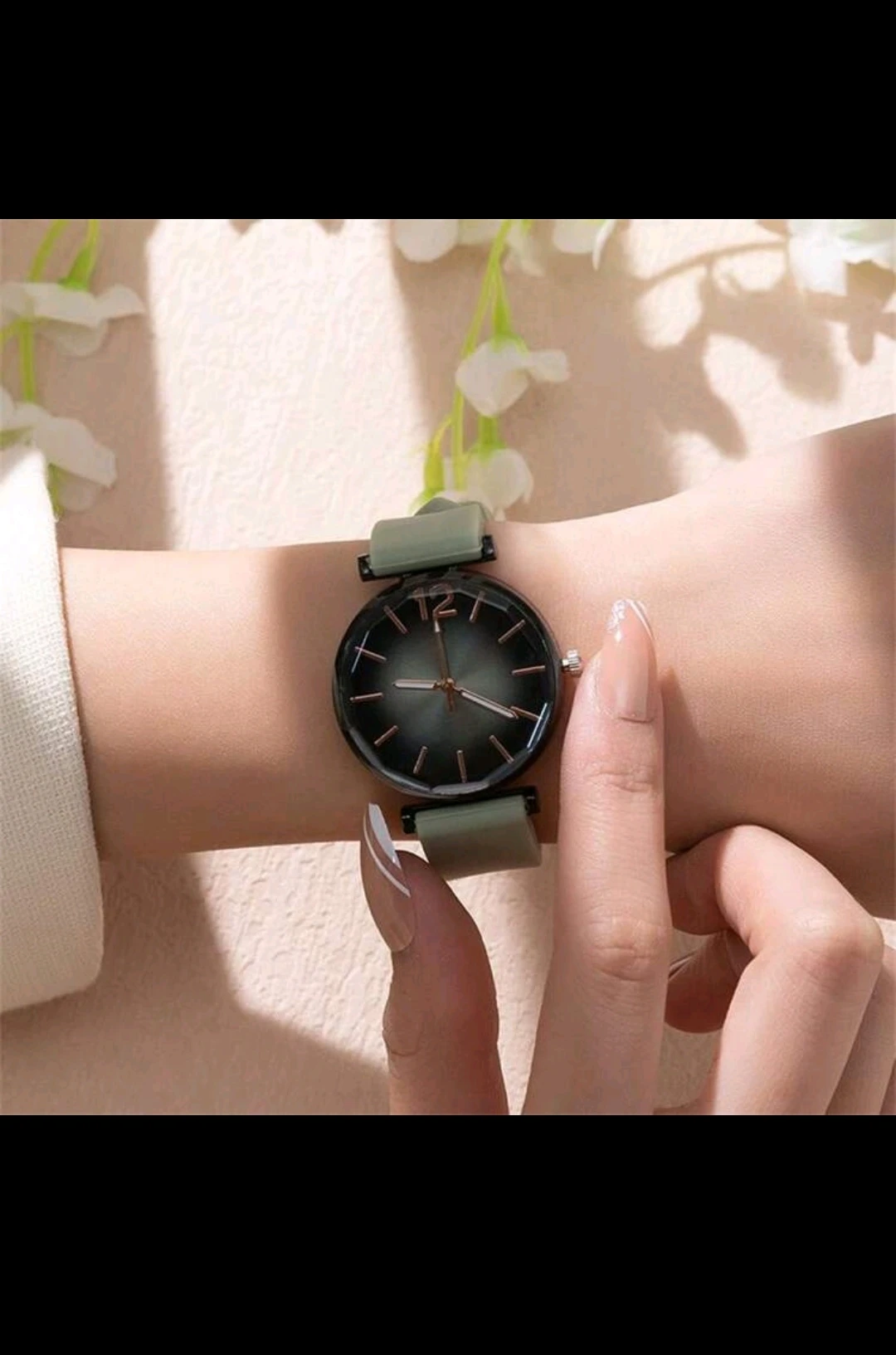 Reloj minimalista/ Correa de silicona 2