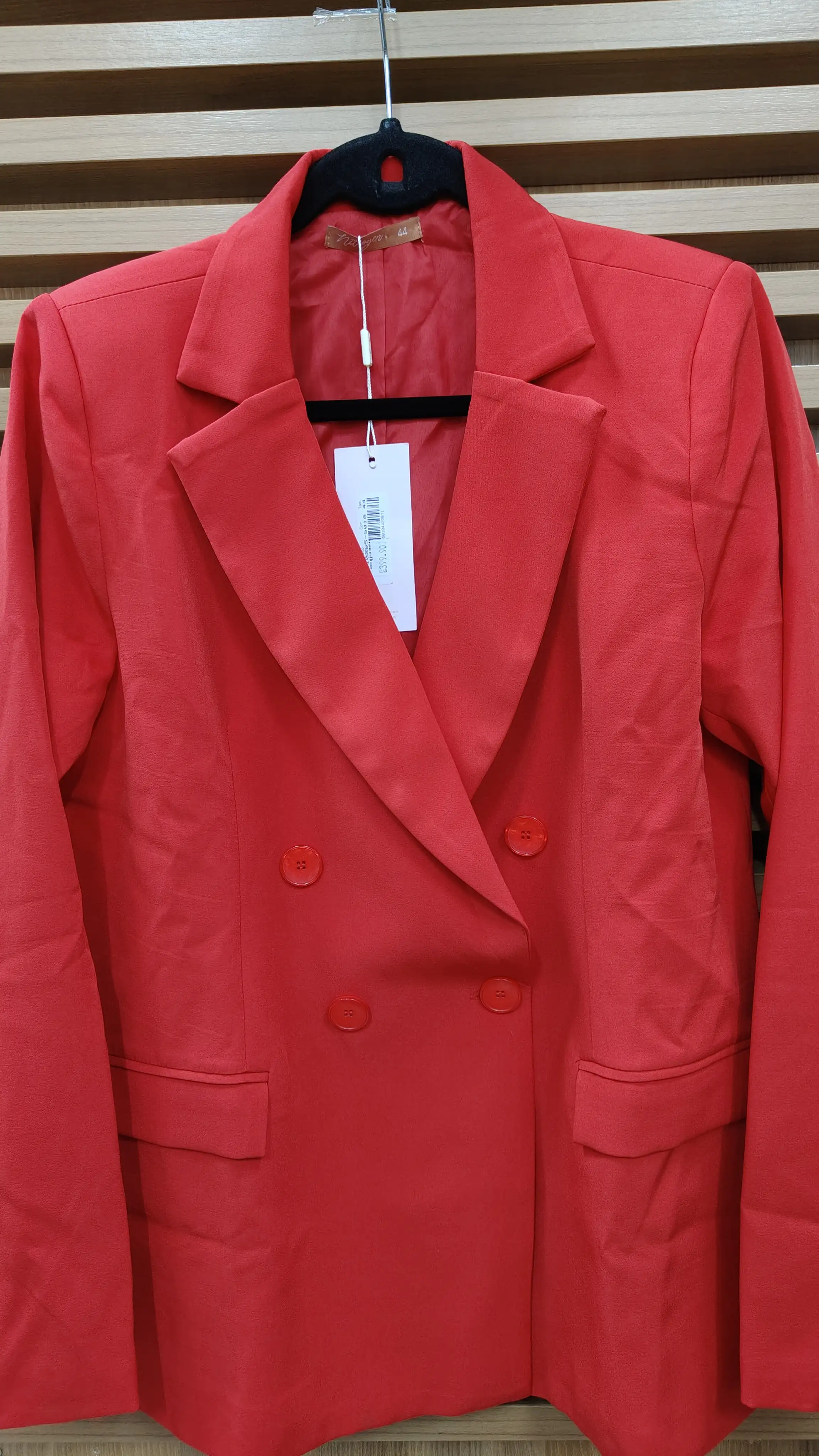 Blazer Seiki Fashion Vermelho