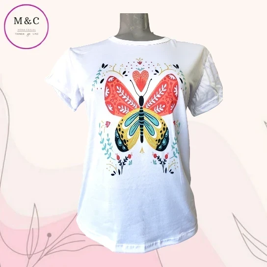 Blusa basica estampada T-G 8