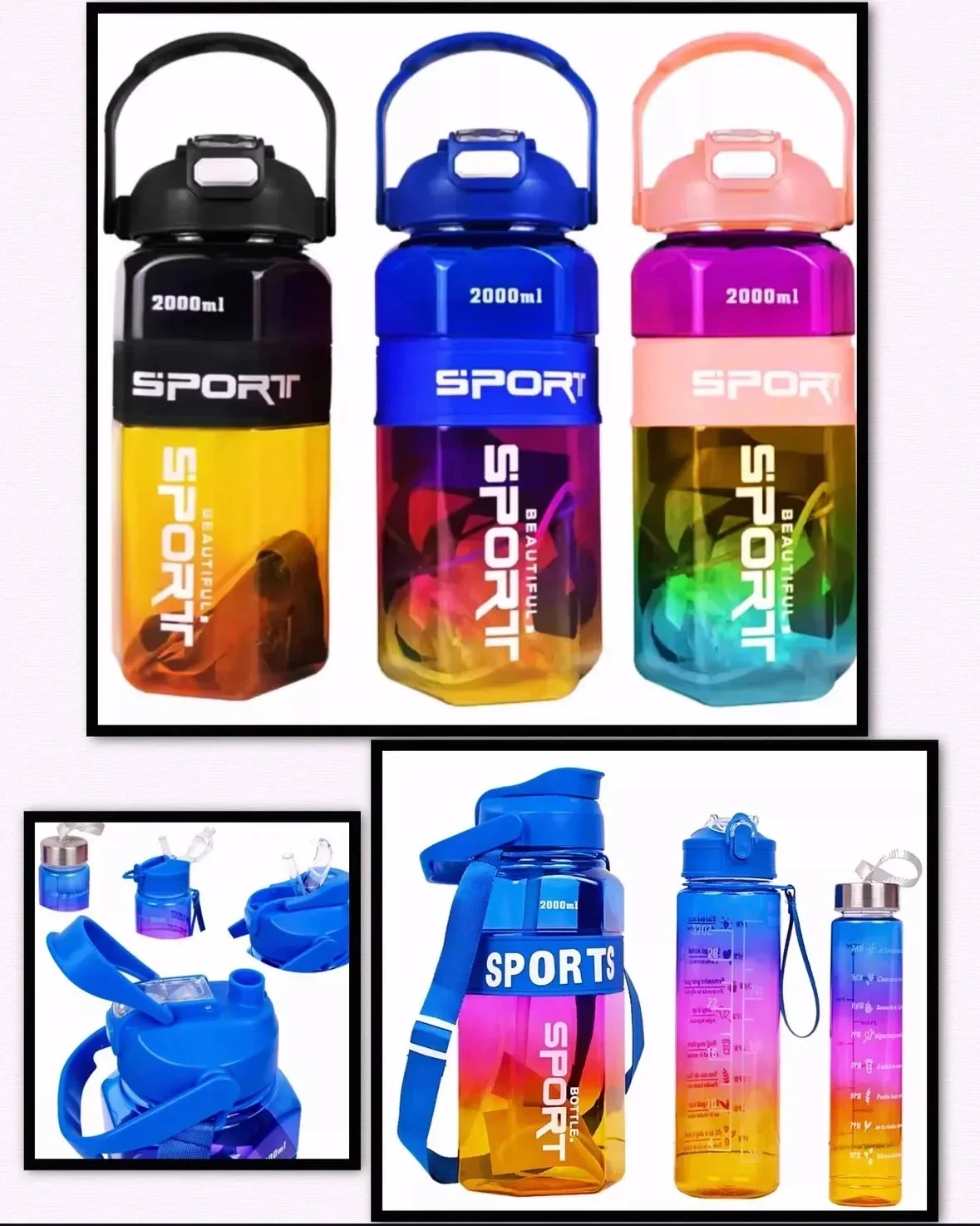 BOTELLA MOTIVACIONAL 3 EN 1 