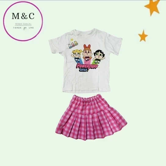 Conjunto T- 10 falda y blusa 