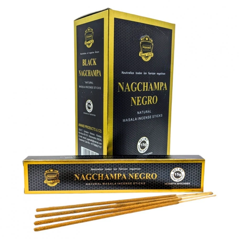 Incienso Masala Nagchampa Negro