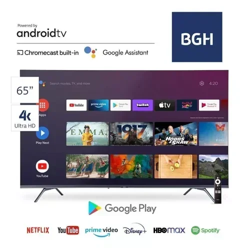 Smart Tv Bgh 65" Android UHD