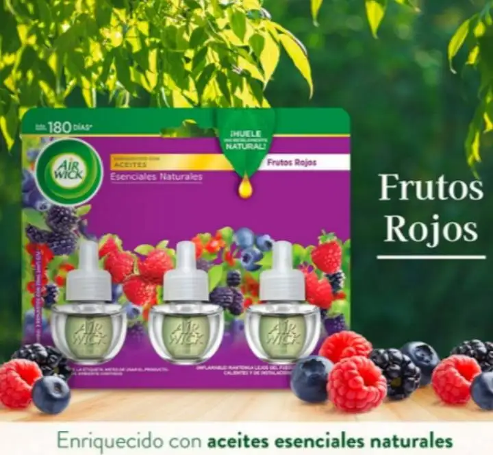 Air Wick 3 Repuestos frutos rojos 