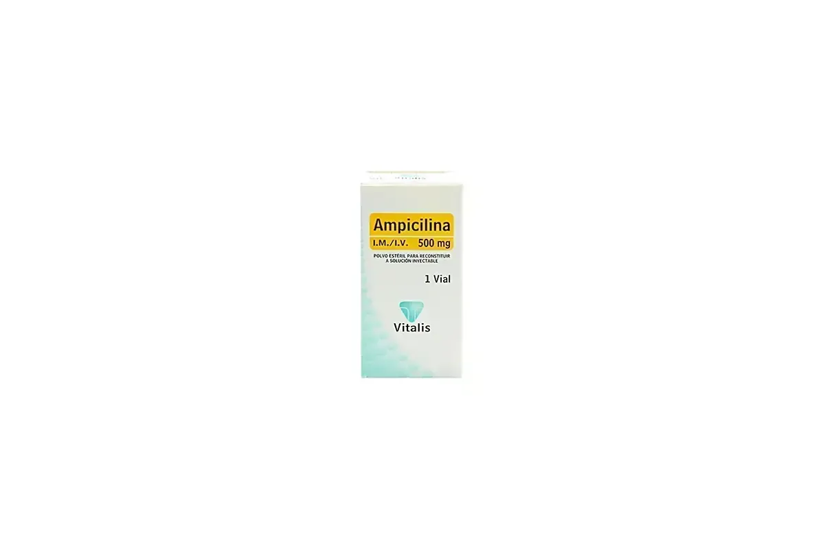 AMPICILINA 500 MG X 1 AMP VITALIS