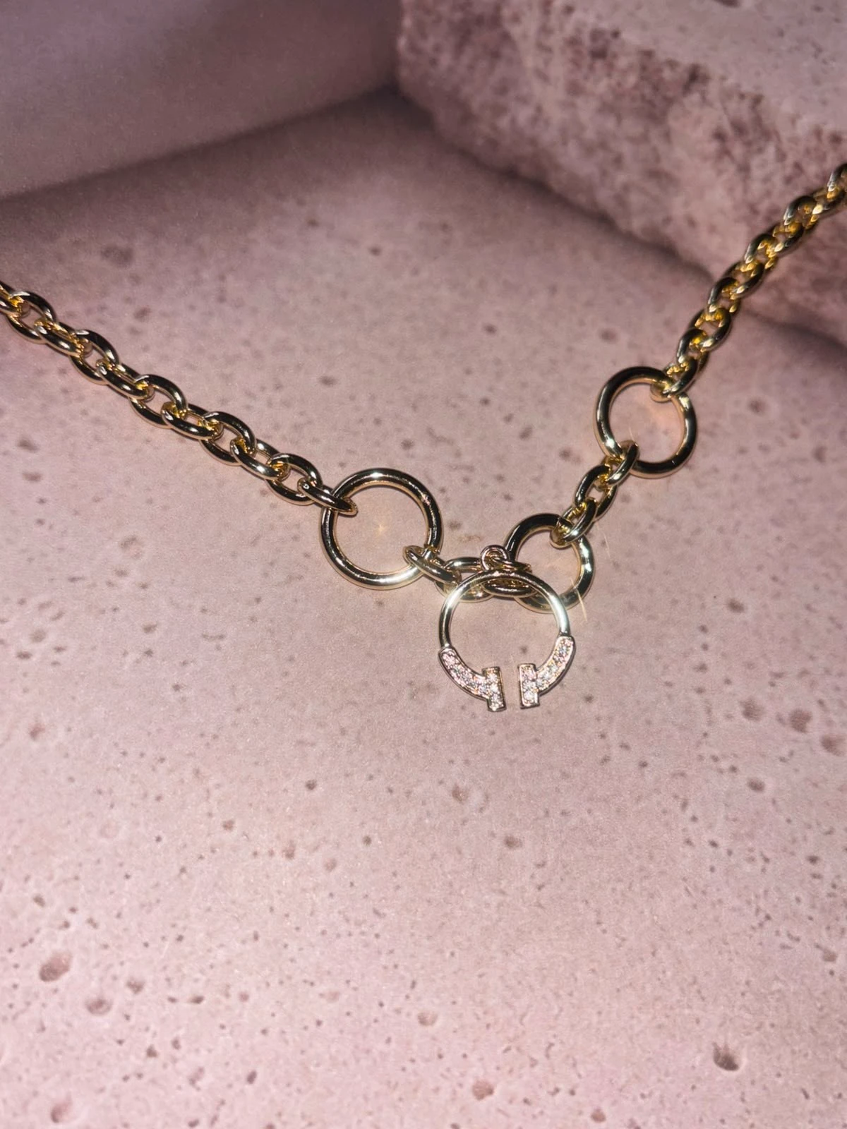 pulsera oro laminado 