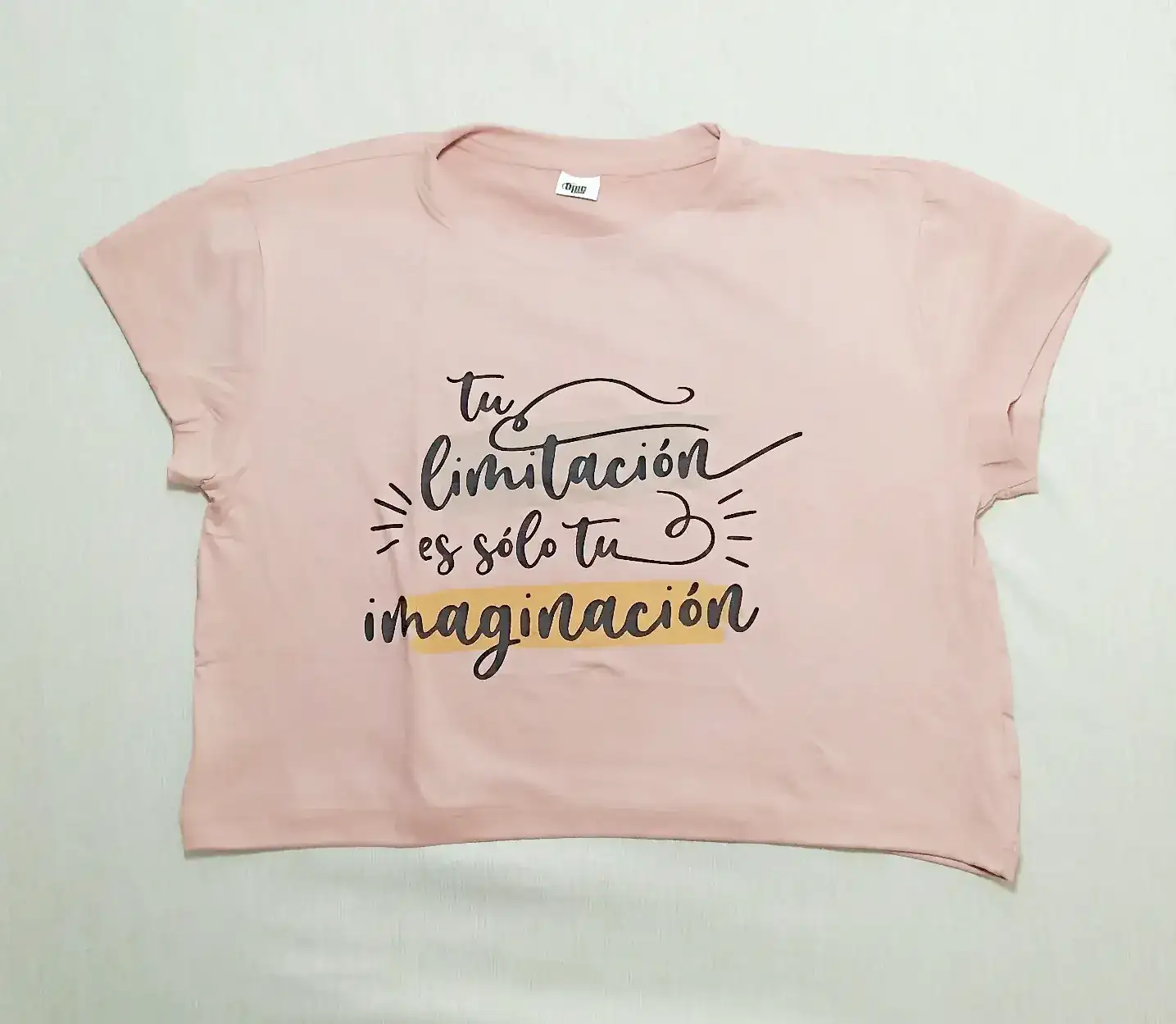 Camiseta dama corta en piel de durazno