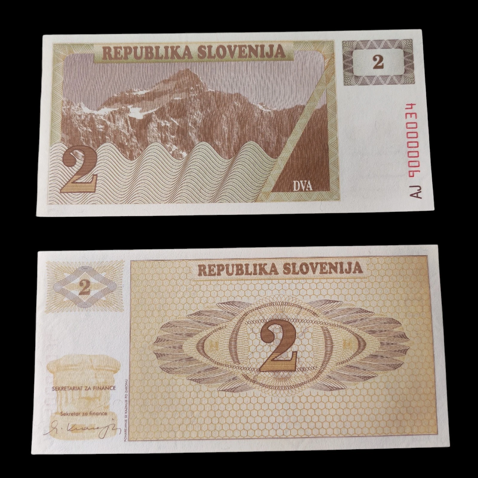 ° Eslovenia 2 Tolar UNC