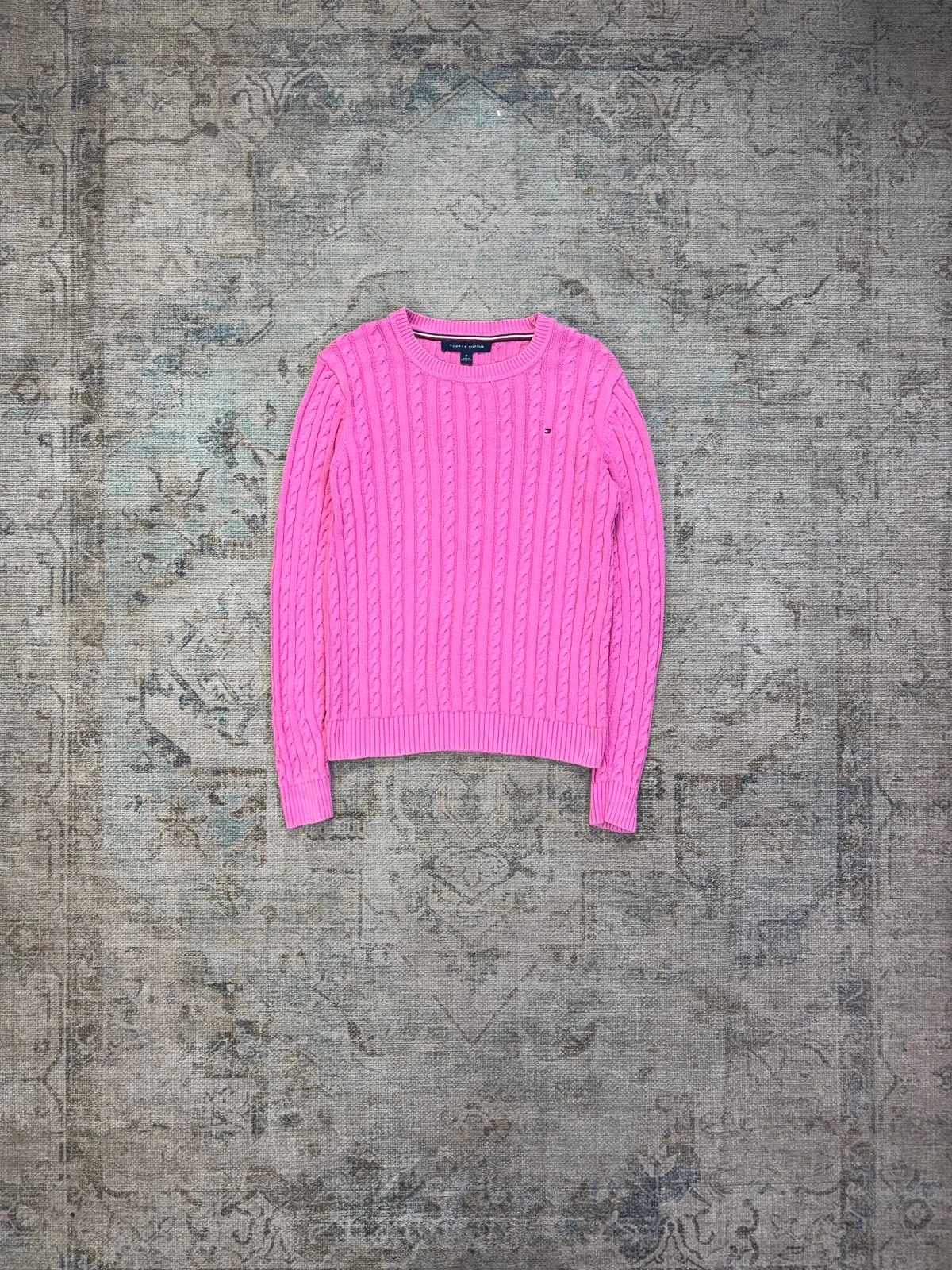 TOMMY HILFIGER CABLE-KNIT CREWNECK SWEATER 6