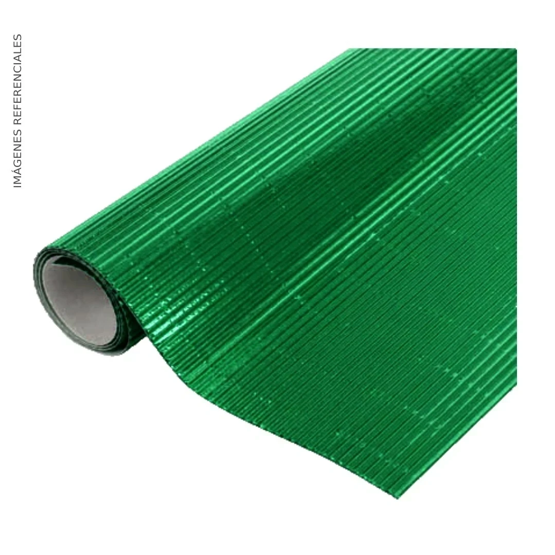 Corrugado verde pliego metalico 