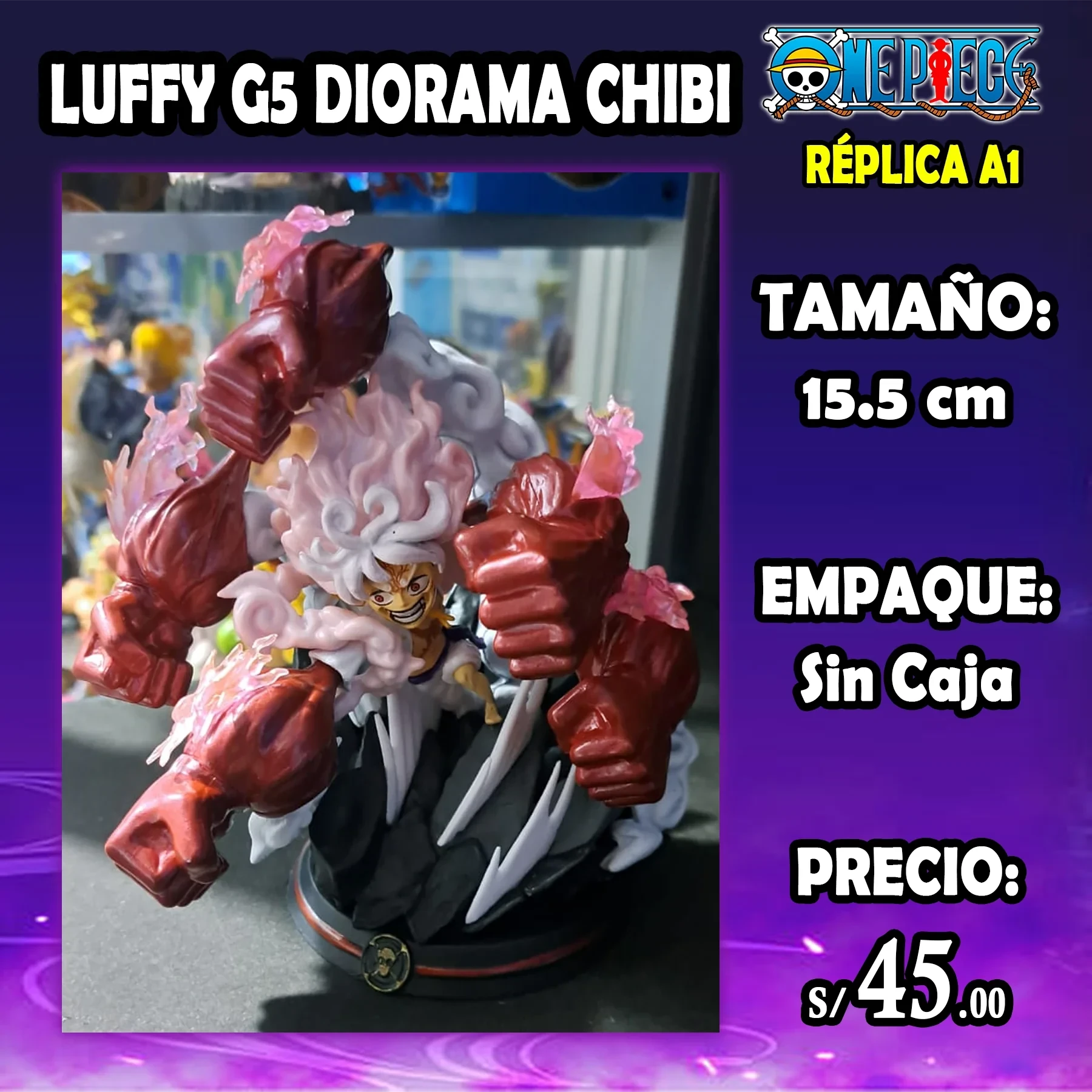Luffy G5 Diorama chibi