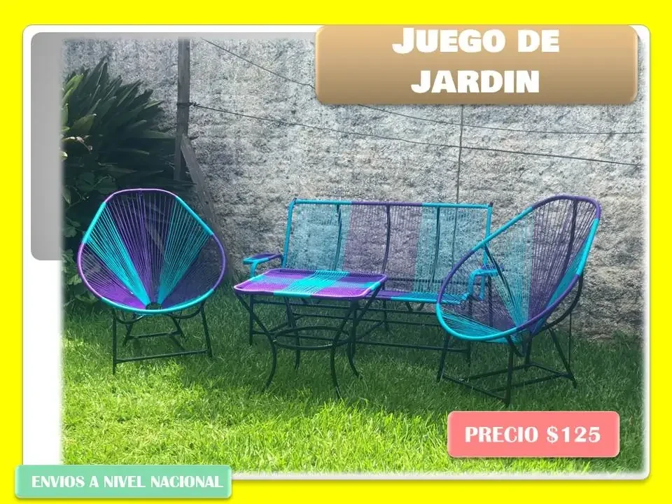 Juego de jardín 3